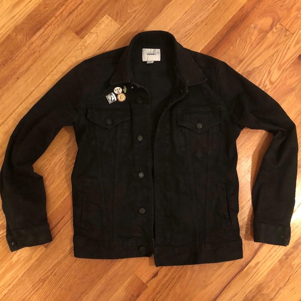 Old Navy Black Denim Jacket